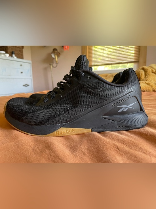 Reebok Other - Reebok Men’s Nano X1 Cross Trainer Black Sneakers with Gum Accent